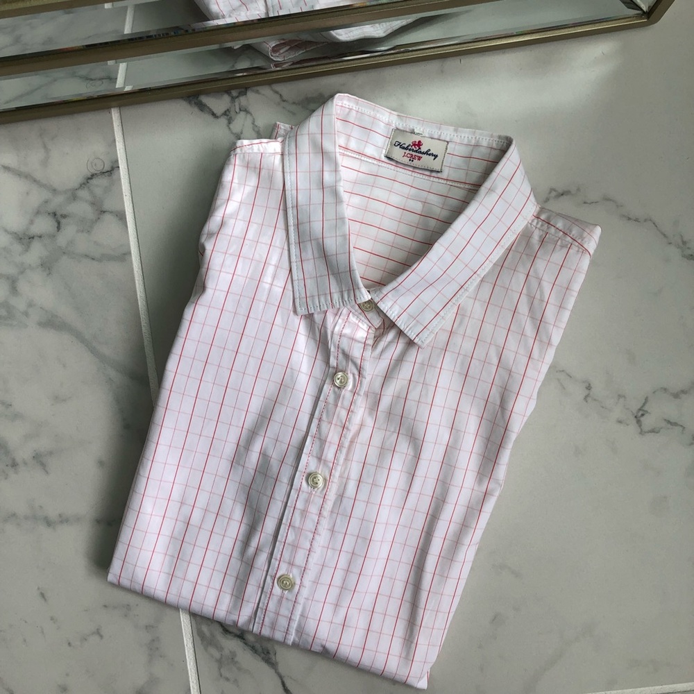 J. Crew Haberdashery Women’s checked button down